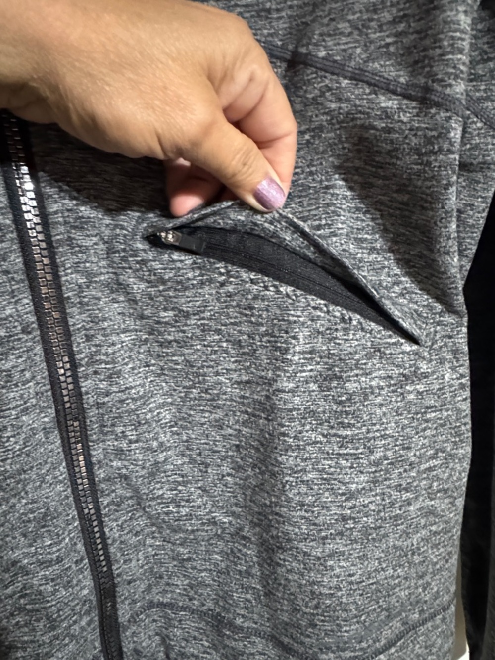 Brooks Gray Zip-Up Utility Jacket - Picture 3 of 6